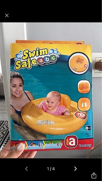 1-2 yaş arası bebek havuz simidi