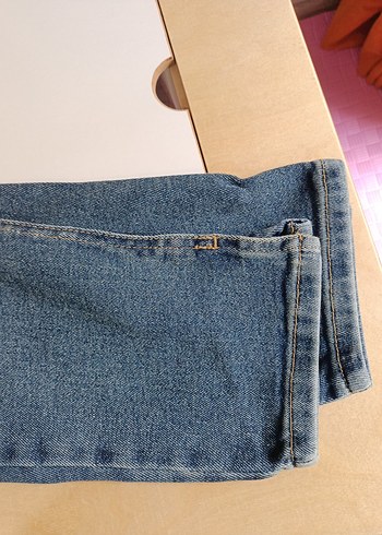 30 Beden mavi Renk Ltb Düğmeli Normal Boy Mavi Kadın Kot Pantolon