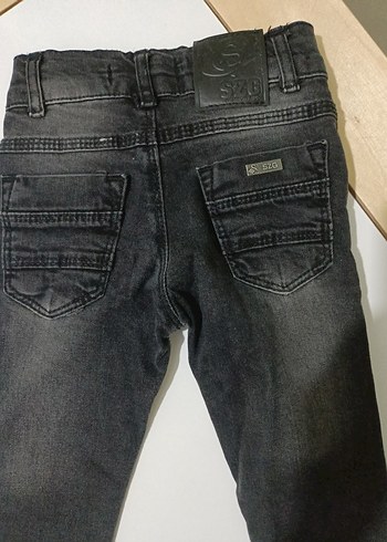 Gri Loose Fit Denim Erkek Çocuk Pantolonu - Görsel 5