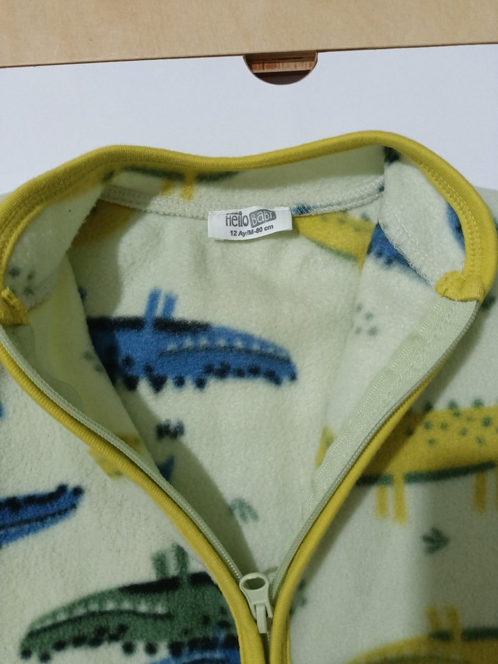 bebek polar hırka - Görsel 2