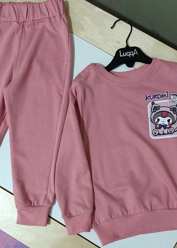 Pembe Baskılı Uzun Kollu Bebek Takımı - Görsel 4