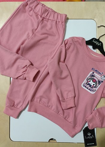 Pembe Baskılı Uzun Kollu Bebek Takımı - Görsel 2