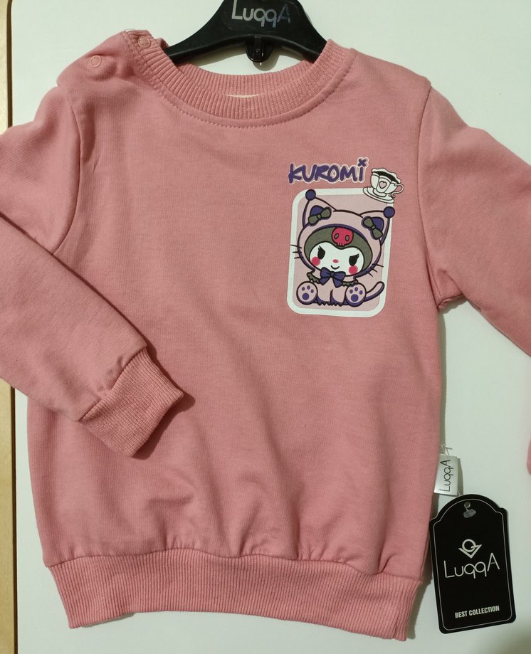 Pembe Baskılı Uzun Kollu Bebek Takımı - Görsel 5