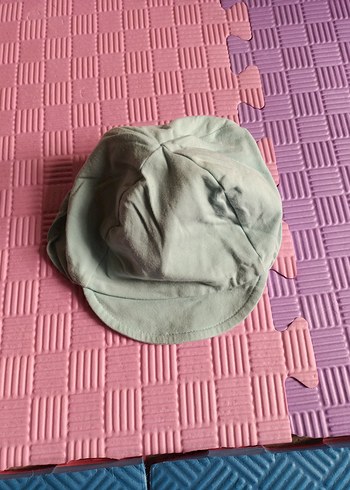 Mavi Baskılı Bebek Önlüğü - Görsel 5