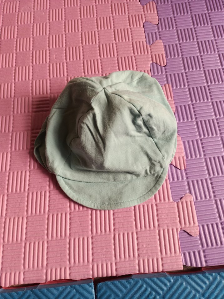 Mavi Baskılı Bebek Önlüğü - Görsel 5