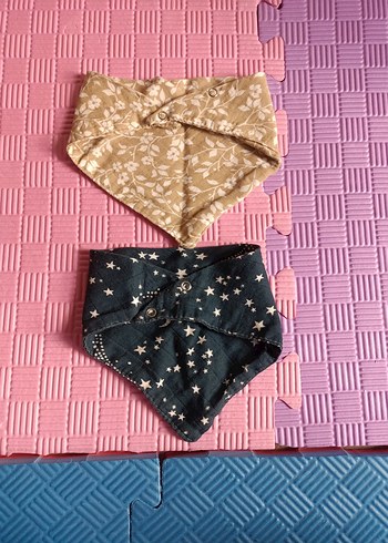 Çok Renkli Bebek Önlüğü Seti - Görsel 7