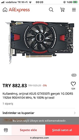 Asus ekran kartı