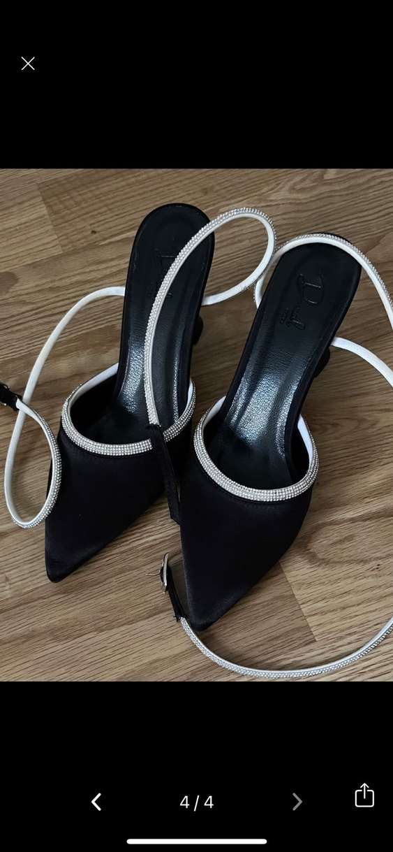 KADIN TOPUKLU BAĞLAMALI AYAKKABI - Görsel 3