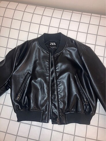 Zara Zara Bomber deri ceket