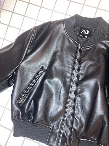 s Beden Zara Bomber deri ceket