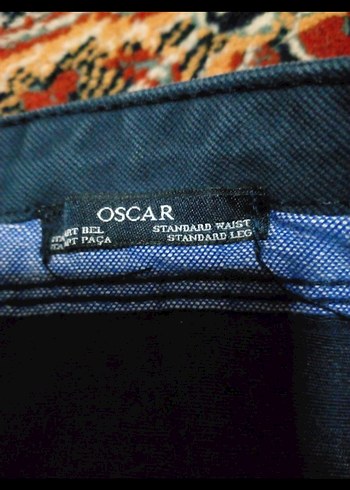 Mavi Erkek Midi Pantolon, Bol Kesim, Kemerli - Görsel 4