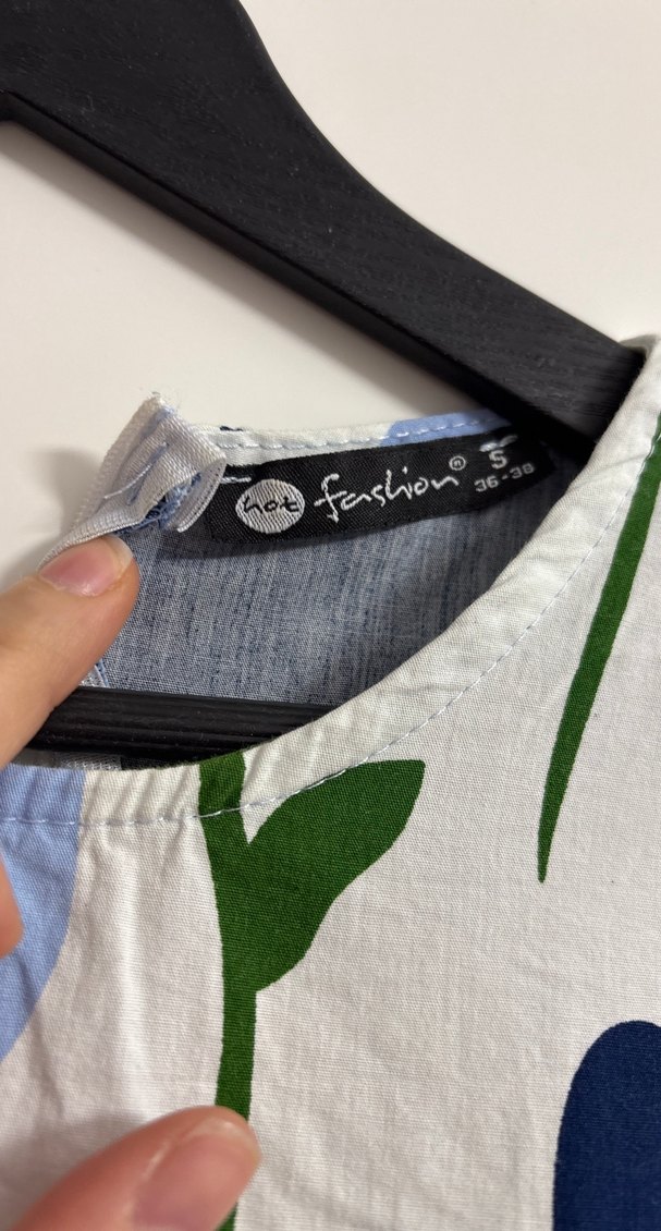 Çiçek Desenli Bohem Uzun Elbise - Görsel 3