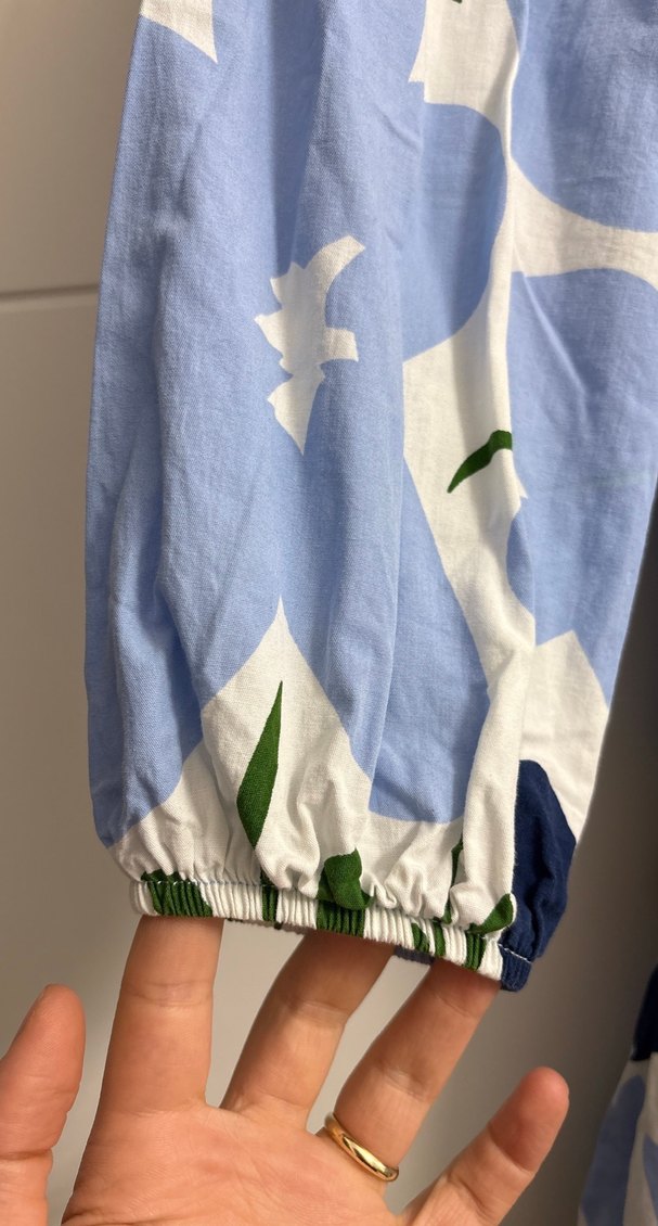 Çiçek Desenli Bohem Uzun Elbise - Görsel 2