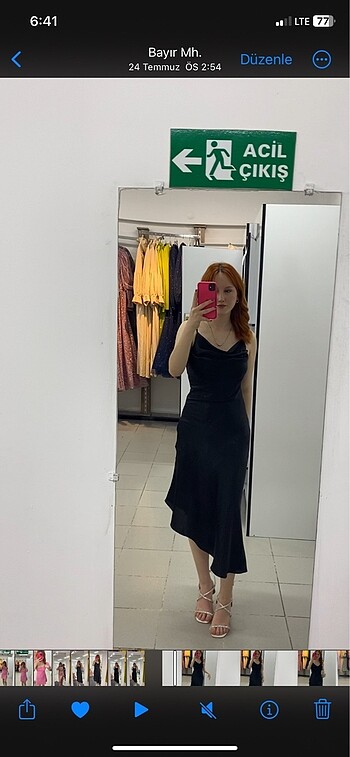 Diğer Asimetrik kesim elbise