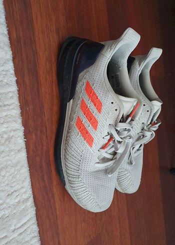 Adidas Gri Beyaz Bağcıklı unisex Spor Ayakkabı - Görsel 2