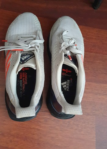 Adidas Gri Beyaz Bağcıklı unisex Spor Ayakkabı - Görsel 5