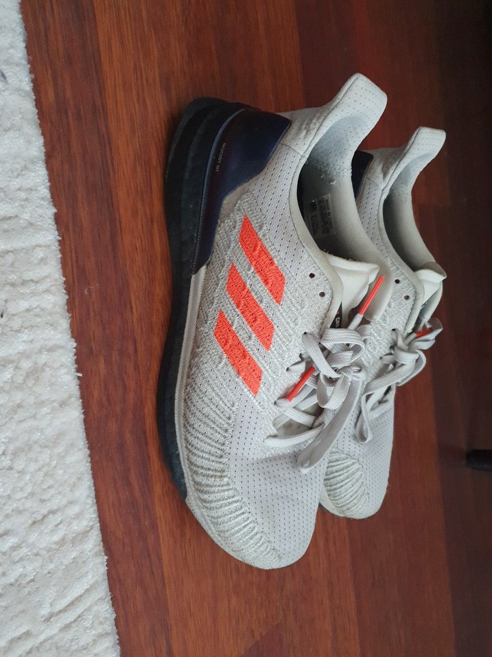 Adidas Gri Beyaz Bağcıklı unisex Spor Ayakkabı - Görsel 2