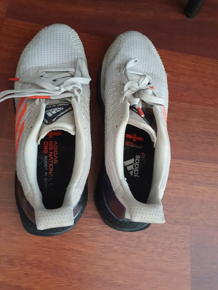 Adidas Gri Beyaz Bağcıklı unisex Spor Ayakkabı - Görsel 5