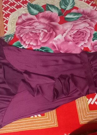 m Beden bordo Renk Gece elbisesi