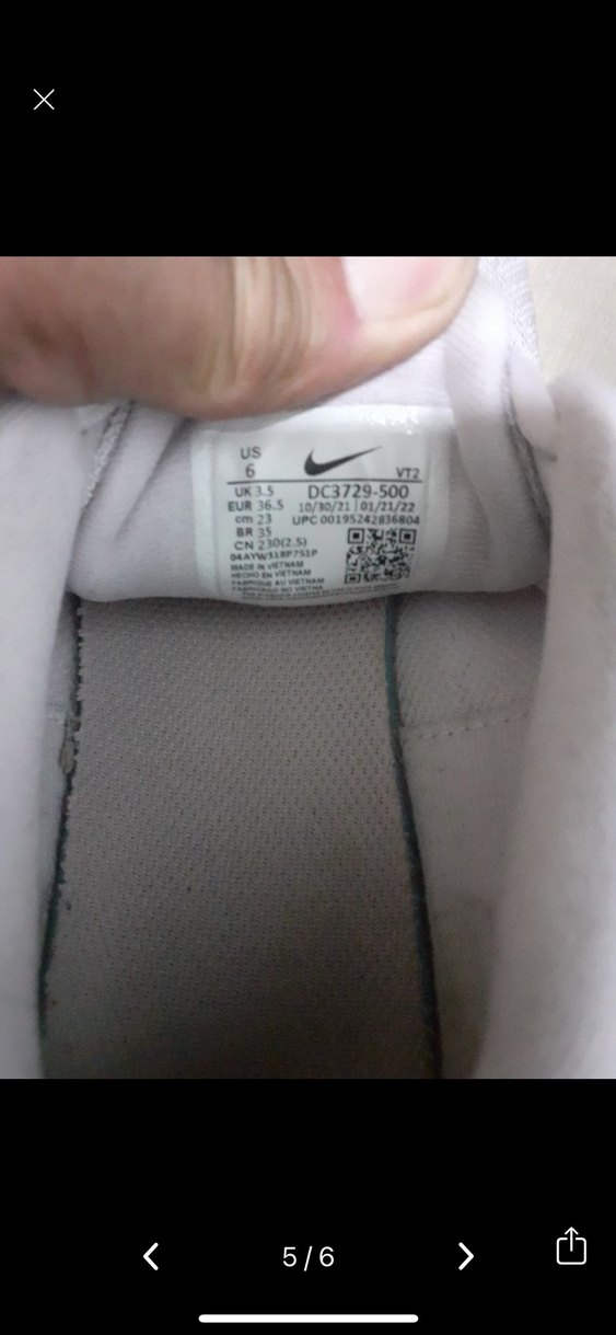 Beyaz Gri Elastik Bağcıklı Kadın Spor Ayakkabı - Görsel 5