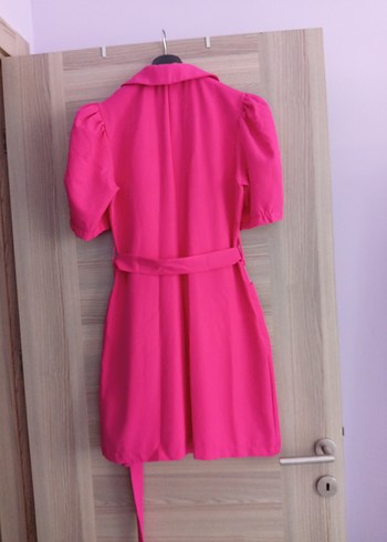 Trendyol & Milla Düğmeli Pembe Mini Kadın Elbise