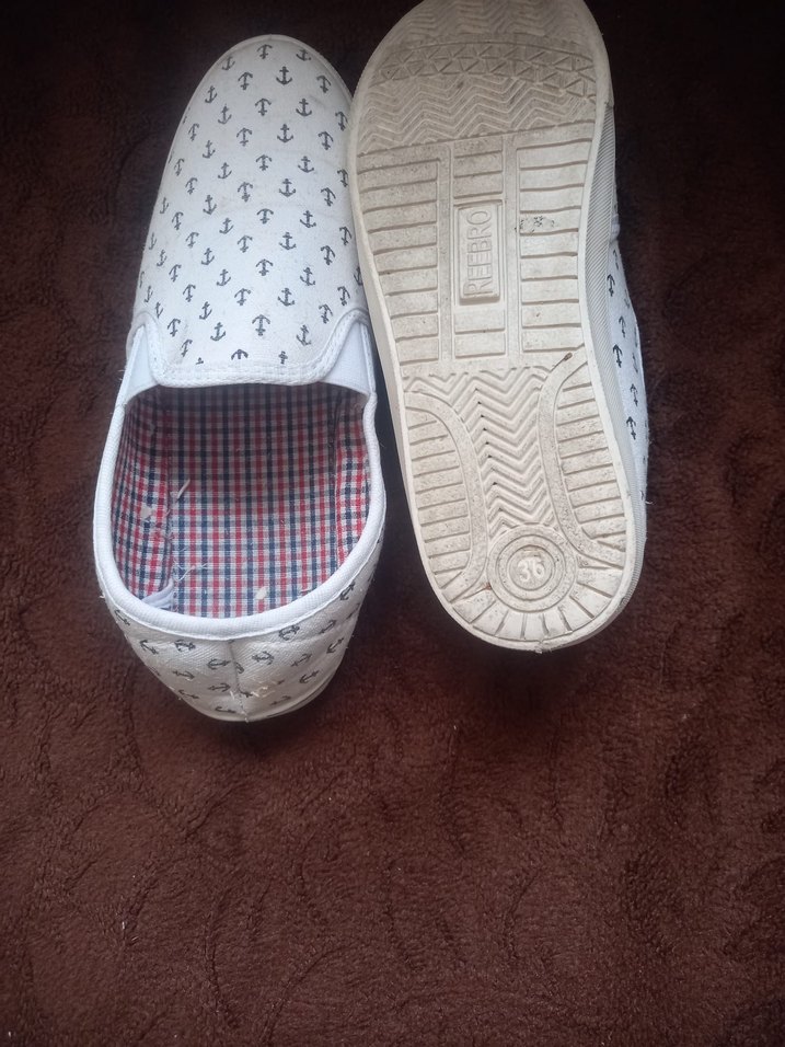 Düğmeli Beyaz Erkek Terlik - Görsel 2