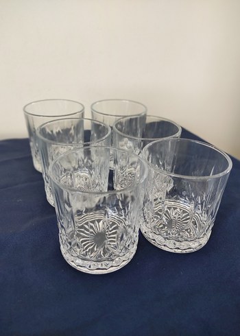 Beden beyaz Renk LAV Kristal Su Bardağı Seti