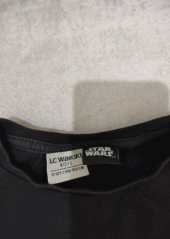 11-12 Yaş Beden siyah Renk Erkek Çocuk Uzun Kollu Baskılı Sweatshirt