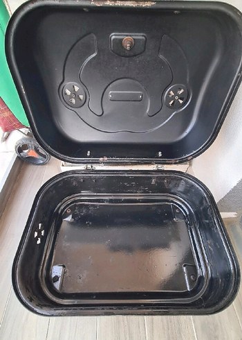 Siyah Katlanabilir Mini Mangal - Görsel 5