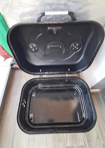 Siyah Katlanabilir Mini Mangal - Görsel 2