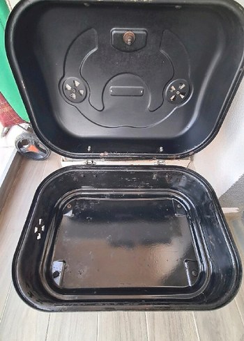 Siyah Katlanabilir Mini Mangal - Görsel 4