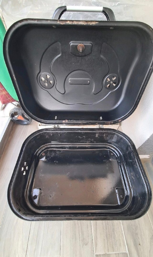 Siyah Katlanabilir Mini Mangal - Görsel 5