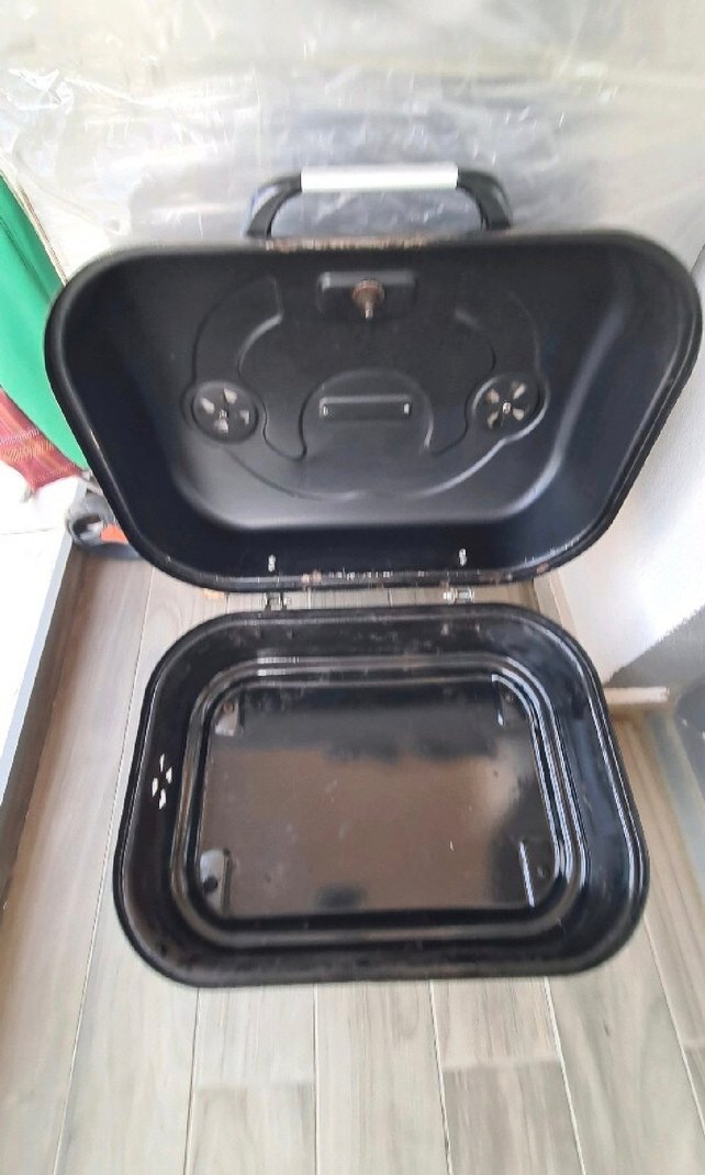 Siyah Katlanabilir Mini Mangal - Görsel 2