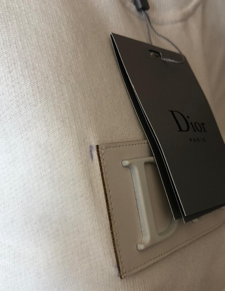 Dior Erkek Beyaz Pamuklu Sweatshirt - Görsel 3