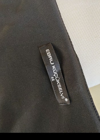 Ebru küçükselvi Siyah Uzun Kollu Drapeli Straplez Elbise - Görsel 3