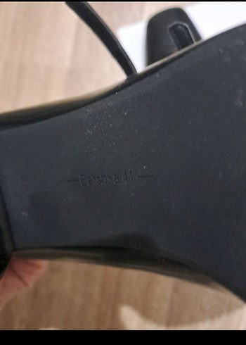 bershka mary Jane Klasik Siyah blok Topuklu Kadın Ayakkabı - Görsel 8