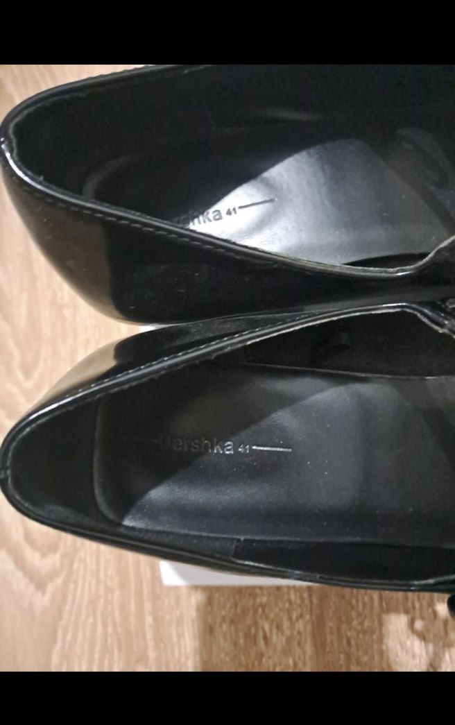 bershka mary Jane Klasik Siyah blok Topuklu Kadın Ayakkabı - Görsel 5