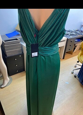 Sade ve çok şik abiye  - Görsel 2