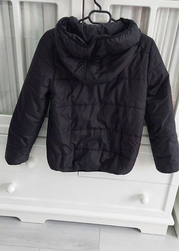 Siyah Fermuarlı Kadın Kışlık Mont - Görsel 4