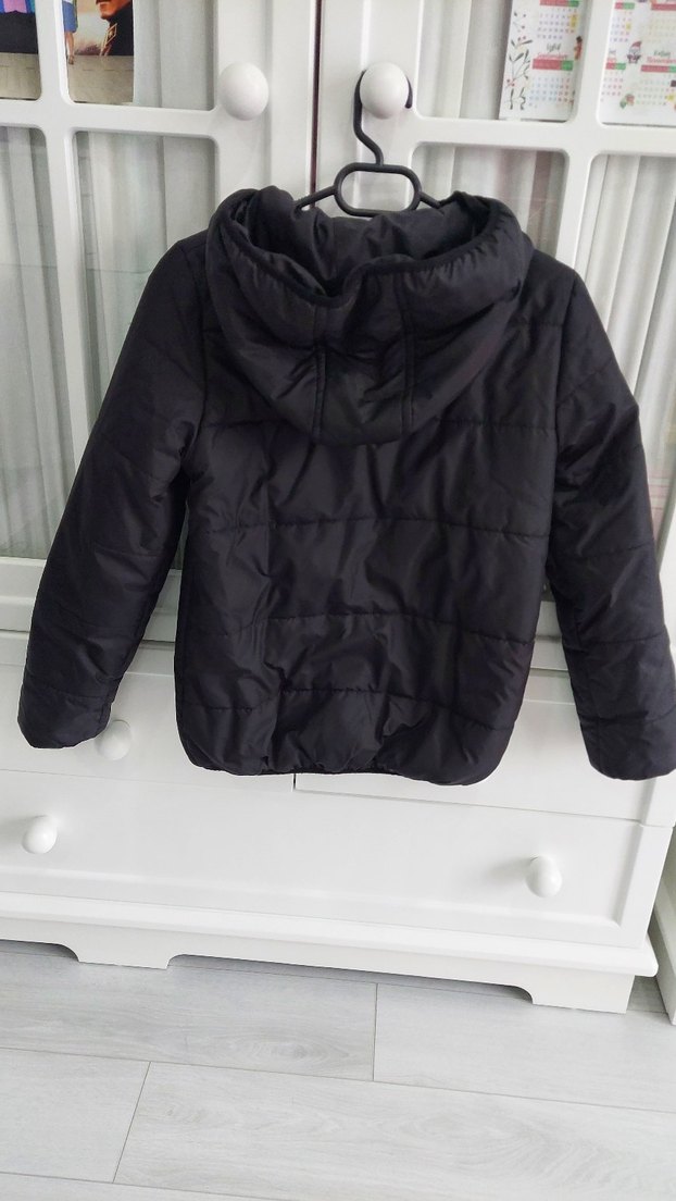 Siyah Fermuarlı Kadın Kışlık Mont - Görsel 4