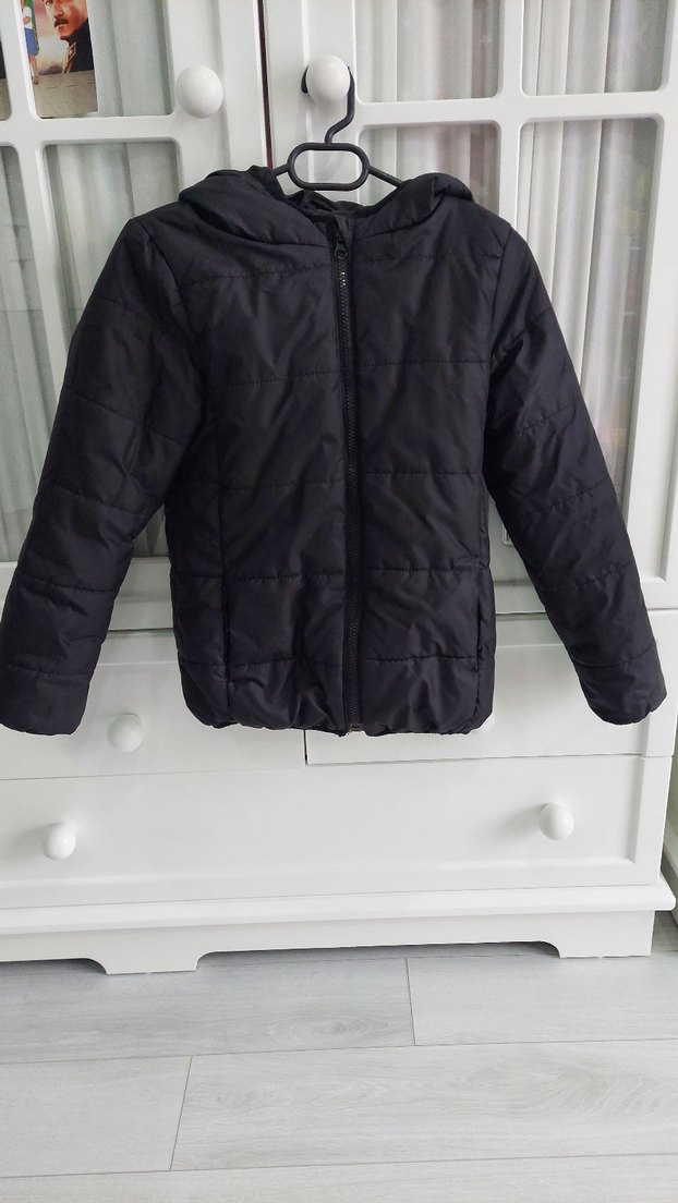 Siyah Fermuarlı Kadın Kışlık Mont - Görsel 3