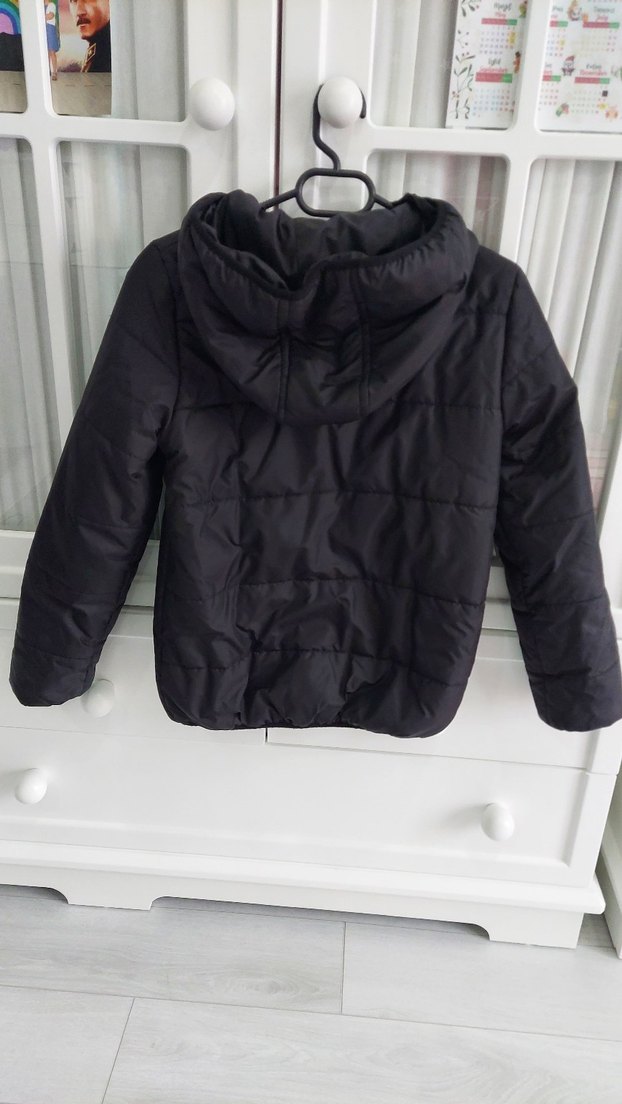 Siyah Fermuarlı Kadın Kışlık Mont - Görsel 2