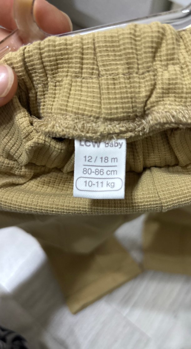 Bej dikiş detaylı Dar Kesim Pantolon - Görsel 4