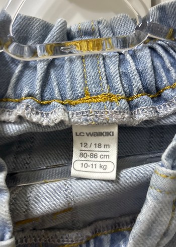 Gri Loose Fit Kız Denim Pantolon - Görsel 4