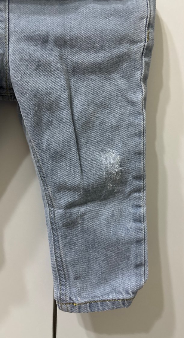 Gri Loose Fit Kız Denim Pantolon - Görsel 2