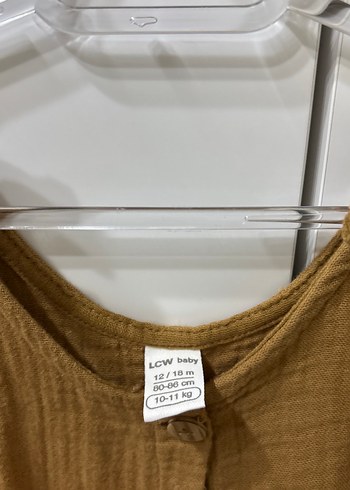 Kızlar için Kahverengi müslin Bol Kesim Tulum - Görsel 3