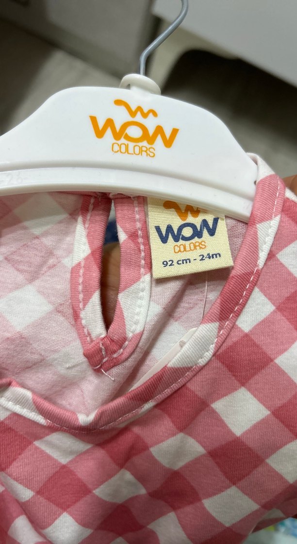 Pembe Kareli Kolsuz Kız takım - Görsel 4