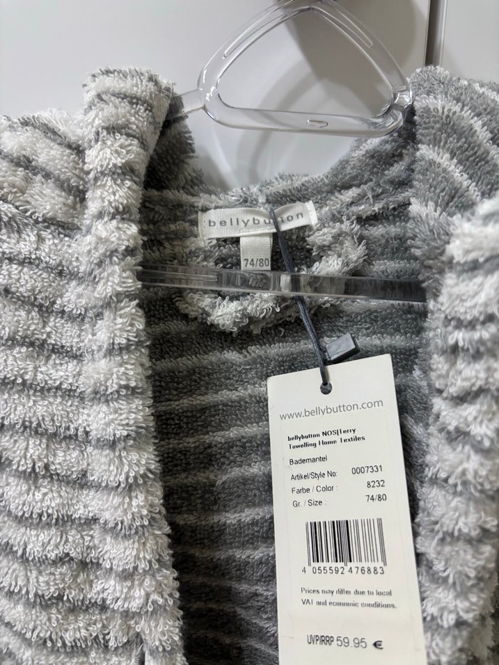 Gri Zebra Desenli kalın hırka - Görsel 3