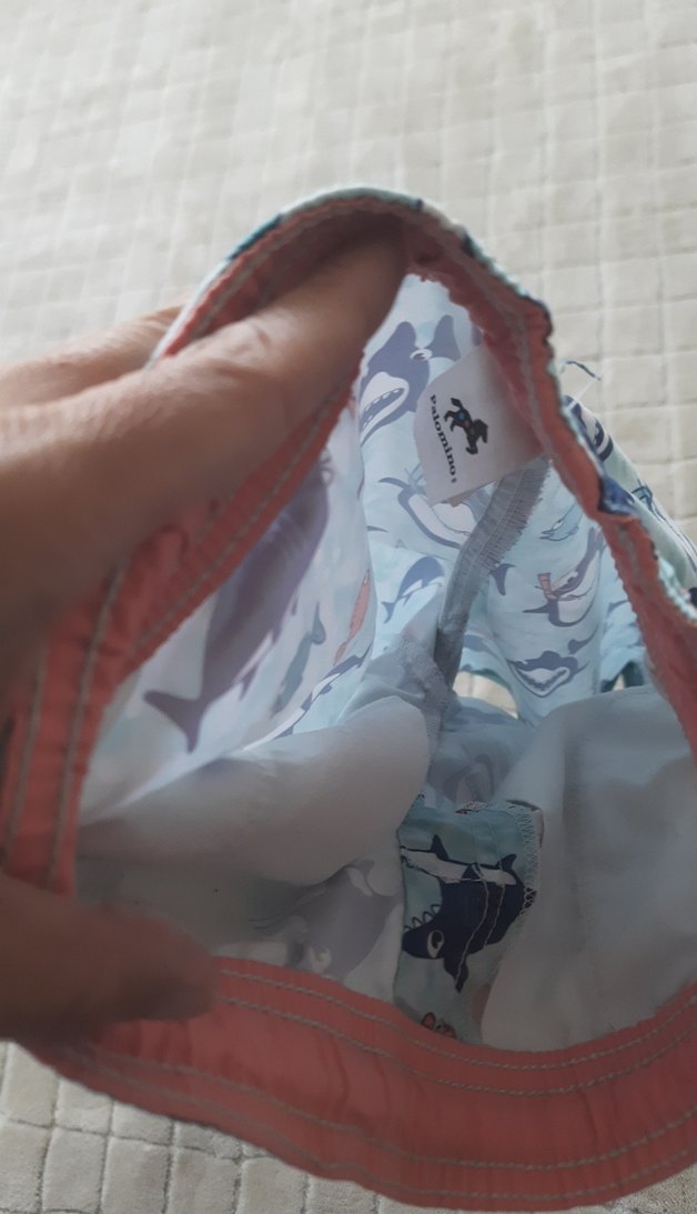 Erkek Çocuk Köpekbalıklı Deniz Şortu - Görsel 3