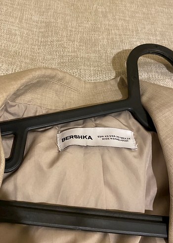 Bej Kadın Keten Ceket - Görsel 4